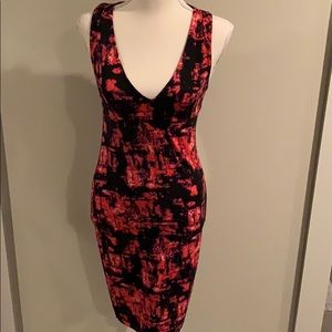 Body con racer back dress